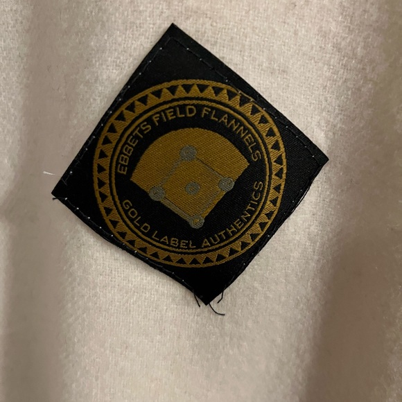 EBBETS FIELD FLANNELS “GOLD LABEL AUTHENTICS” VINTAGE MUDHENS BASEBALL JERSEY - Picture 3 of 5